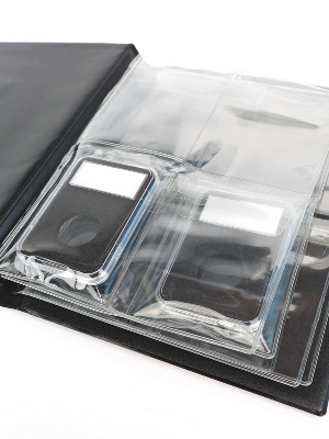 Карманный монетный альбом 192х232х13 мм для размещения 16 слабов