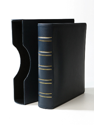 Альбом J2.0 OPTIMA-Classic (без листов) + шубер (защитная кассета). Синий. PCCB MINGT, 810432