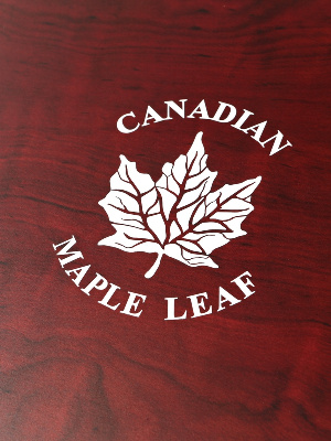 Нанесение логотипа Canadian Maple Leaf