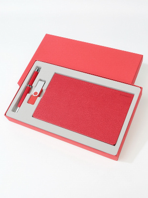 Флокированный ложемент под набор из 3 предметов, светло-серый