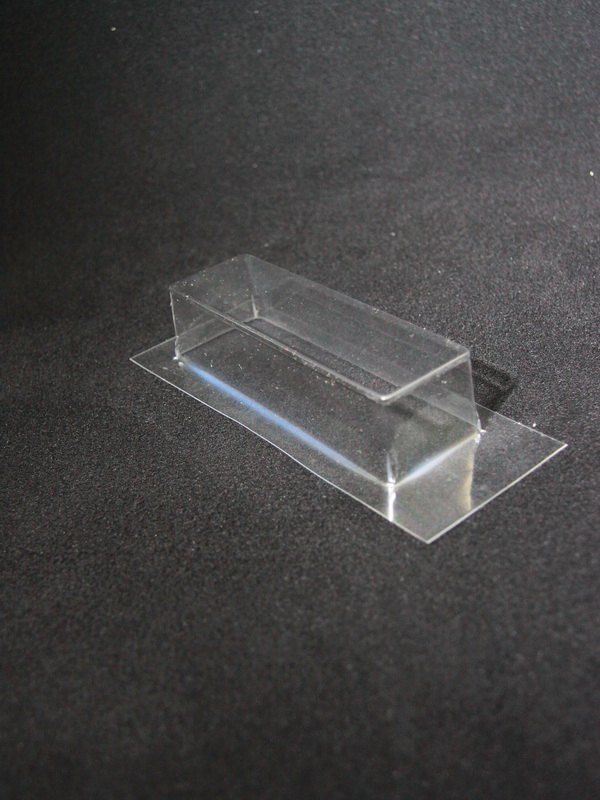 Блистер с загибом краев для изделия 39х120х30 мм