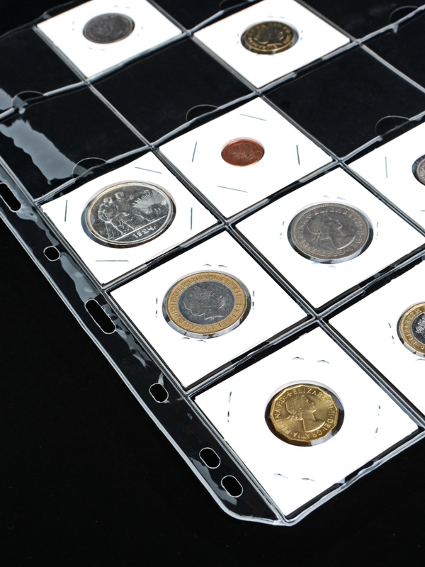 Листы-обложки J4.0 GRANDE (231х280 мм) из прозрачного пластика на 20 ячеек (50х50 мм). Упаковка из 10 листов. PCCB MINGT, 802329
