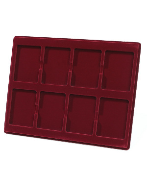 Планшет S (234х296х12 мм) для 8 слабов NGC и PCGS (63х86х8 мм)