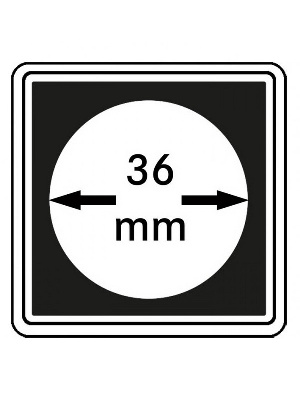 Капсулы Carree для монет 36 мм (в упаковке 4 шт). Lindner, 2240036 Капсулы Carree для монет 36 мм (в упаковке 4 шт). Lindner, 2240036