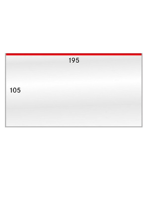 Листы-обложки для длинных писем (195х105 мм). Упаковка 50 шт. Lindner, 886LP Листы-обложки для длинных писем (195х105 мм). Упаковка 50 шт. Lindner, 886LP