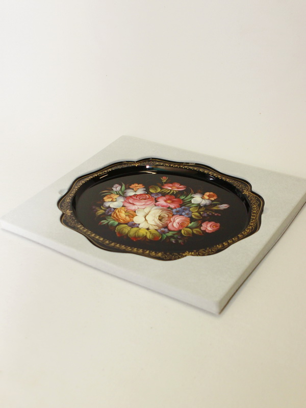 Флокированный ложемент для подноса