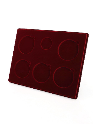 Планшет S (234х296х12 мм) для монет серии «Памятники архитектуры России». 2011 год (1 капсула d-46 мм, 5 капсул d-74 мм) Планшет S (234х296х12 мм) для монет серии «Памятники архитектуры России». 2011 год (1 капсула d-46 мм, 5 капсул d-74 мм)