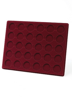 Планшет S (234х296х12 мм) для 30 монет, медалей d-36 мм, h-6 мм