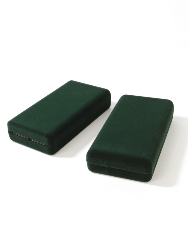  Футляр (62х116х26 мм) под медаль РФ d-40 мм с пятиугольной колодкой, зелёный