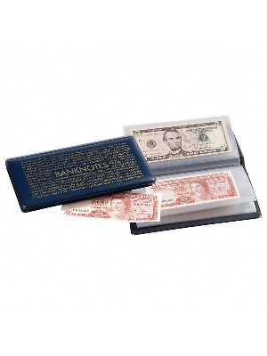 Карманный альбом для 20 банкнот (170х85 мм). Leuchtturm, 313845 Карманный альбом для 20 банкнот (170х85 мм). Leuchtturm, 313845