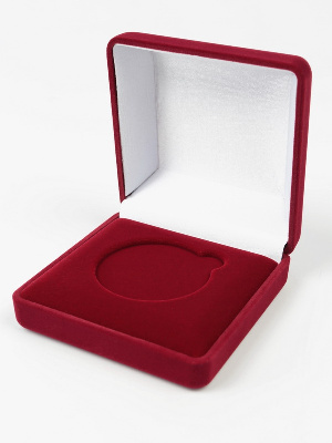 Футляр (92х92х40 мм) для монеты, медали (диаметр 50 мм, глубина 3 мм) Футляр (92х92х40 мм) для монеты, медали (диаметр 50 мм, глубина 3 мм)