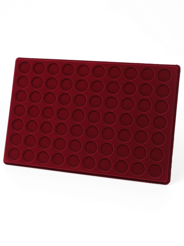 Планшет L (222х333х13 мм) на 70 монет d-25 мм Планшет L (222х333х13 мм) на 70 монет d-25 мм