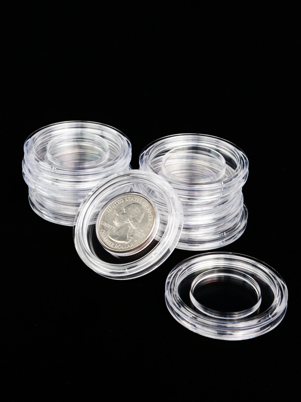 Капсулы для монет 24,3 мм (круг) (в упаковке 10 шт)