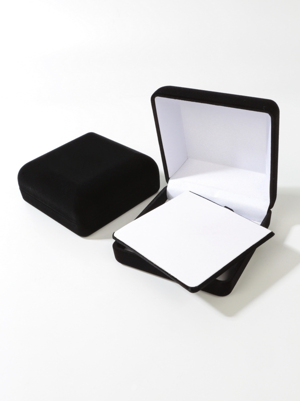  Футляр (92х92х40 мм) с универсальной подложкой, чёрный