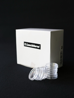 Капсулы GRIPS (CAPS) для монет 25 мм (в упаковке 100 шт). Leuchtturm, 312152 Капсулы GRIPS (CAPS) для монет 25 мм (в упаковке 100 шт). Leuchtturm, 312152