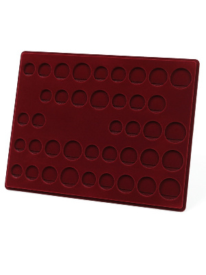 Планшет S (234х296х12 мм) для монет СССР регулярного выпуска. 1961–1966. В капсулах Leuchtturm