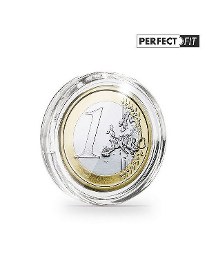 Капсулы Ultra Perfect Fit для монеты 1 евро (23,25 мм), в упаковке 10 шт. Leuchtturm, 365291 Капсулы Ultra Perfect Fit для монеты 1 евро (23,25 мм), в упаковке 10 шт. Leuchtturm, 365291