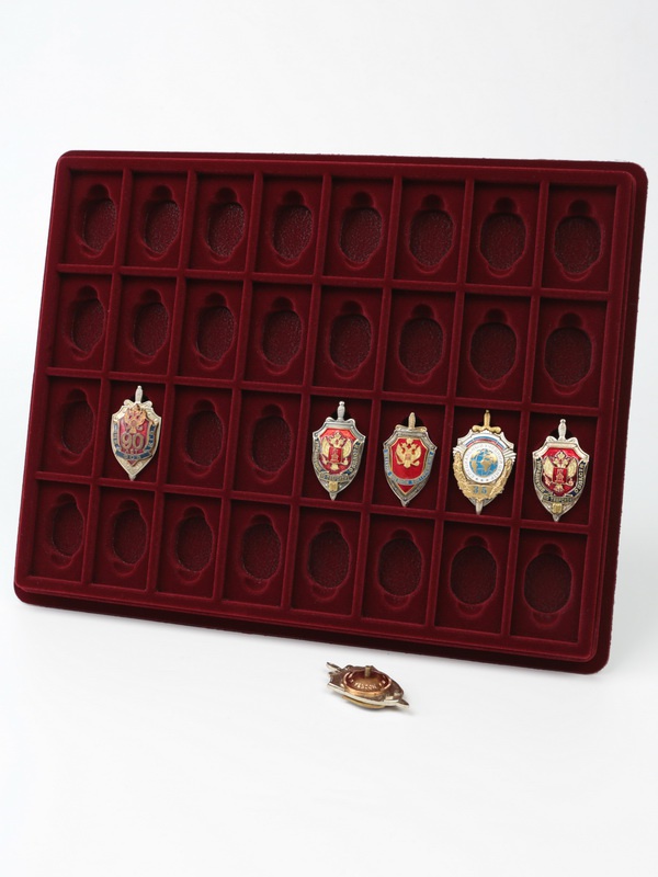 Планшет S (243х304х21 мм) на 32 ячейки (50,5х31х6 мм). Ромбы увеличенные