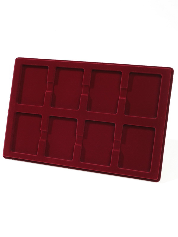 Планшет L (222х333х13 мм) для 8 слабов NGC и PCGS (63х86х8 мм)