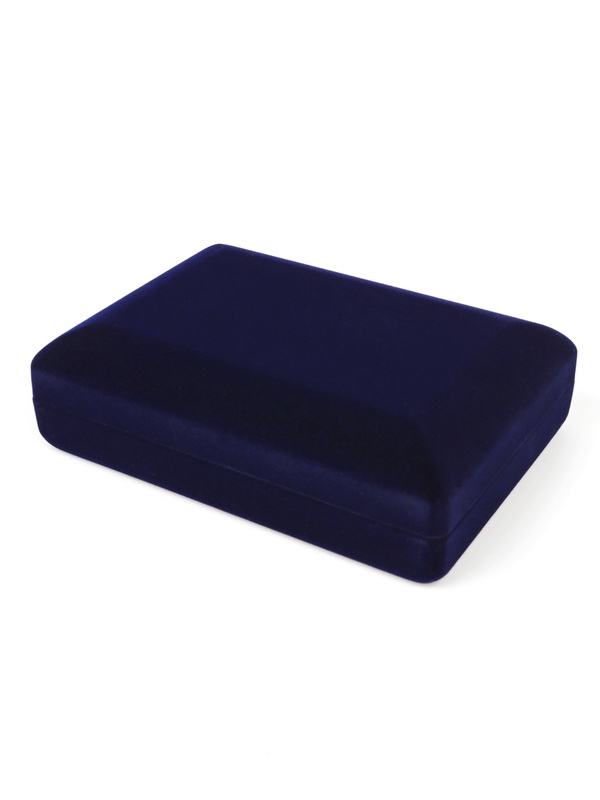 Футляр (142х102х42 мм) для монеты, медали (диаметр 80 мм, глубина 4 мм), тёмно-синий  Футляр (142х102х42 мм) для монеты, медали (диаметр 80 мм, глубина 4 мм), тёмно-синий