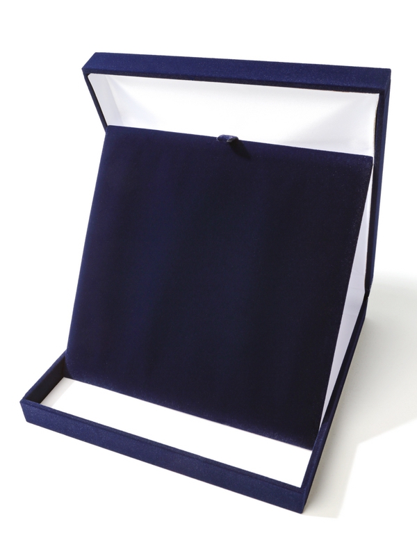 Футляр (192х195х41 мм) с универсальным ложементом, тёмно-синий