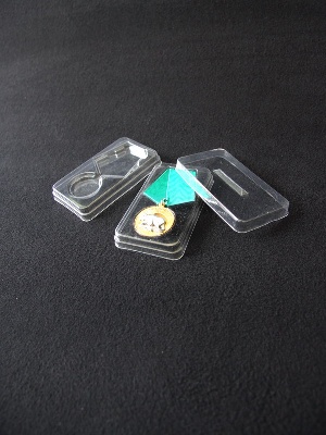 Блистерная упаковка (57х99х19 мм) под медаль РФ d-32 мм Блистерная упаковка (57х99х19 мм) под медаль РФ d-32 мм