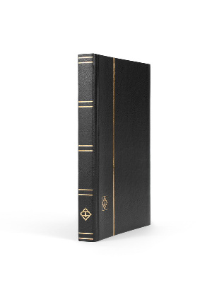 Альбом для марок (кляссер BASIC). А5. 16 листов (32 страницы) из чёрного картона с промежуточными листами из пергамина. Чёрный. Leuchtturm, 339367 / 315761