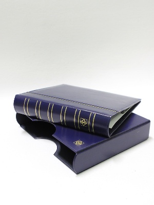 Альбом GRANDE-Classic (без листов) + шубер (защитная кассета). Синий. Leuchtturm, 301687 Альбом GRANDE-Classic (без листов) + шубер (защитная кассета). Синий. Leuchtturm, 301687