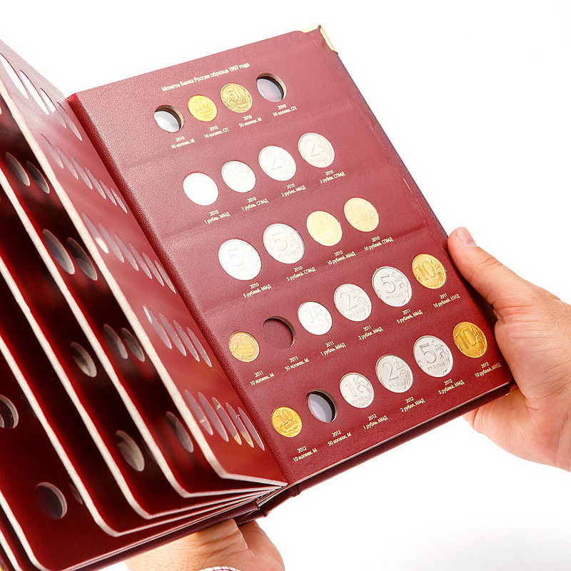 Альбом для монет России регулярного выпуска. Том 1. Формат «Коллекционер». Альбо Нумисматико, 202-20-12