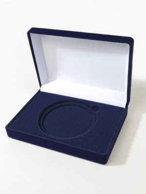 Футляр (142х102х42 мм) для монеты, медали (диаметр 80 мм, глубина 4 мм)