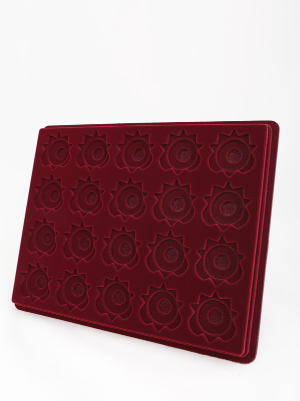  Планшет S (243х304х21 мм) на 20 ячеек под ордена Отечественной войны, тёмно-бордовый