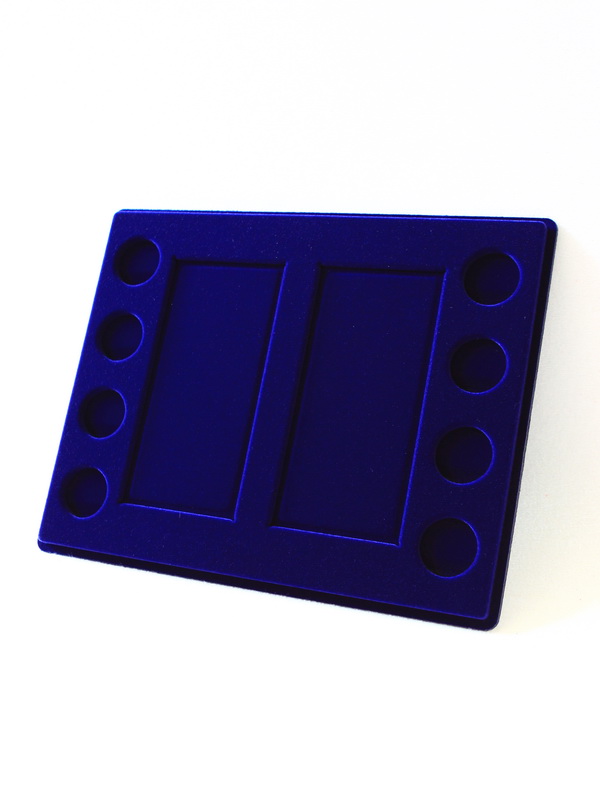 Планшет S (234х296х12 мм) для 2 банкнот Сочи-2014 в чехлах и 8 монет Сочи-2014 в капсулах Leuchtturm (Капсулы в столбик. Диаметр 33 мм), тёмно-синий  Планшет S (234х296х12 мм) для 2 банкнот Сочи-2014 в чехлах и 8 монет Сочи-2014 в капсулах Leuchtturm (Капсулы в столбик. Диаметр 33 мм), тёмно-синий