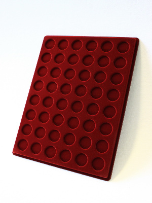 Планшет S (234х296х12 мм) для монет 1 доллар США (48 ячеек) Планшет S (234х296х12 мм) для монет 1 доллар США (48 ячеек)