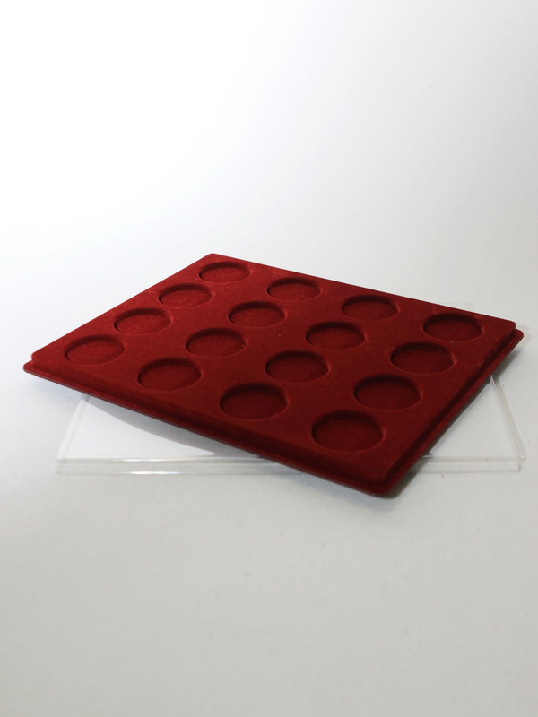 Планшет S (234х296х12 мм) для монет в капсулах d-46 мм (16 ячеек) Планшет S (234х296х12 мм) для монет в капсулах d-46 мм (16 ячеек)