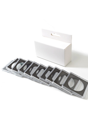 Капсулы 50х50 мм для монет 12,5 мм (в упаковке 10 шт)