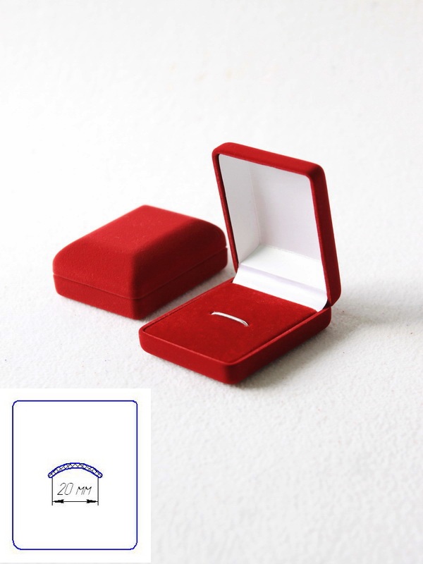 Футляр (61х79х32 мм) с резинкой (20 мм), светло-бордовый Футляр (61х79х32 мм) с резинкой (20 мм), светло-бордовый