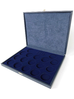 Футляр кожзам Sapfir S (298х237х33 мм) для 3 золотых и 14 серебряных монет «Футбол 2018» в капсулах Футляр кожзам Sapfir S (298х237х33 мм) для 3 золотых и 14 серебряных монет «Футбол 2018» в капсулах