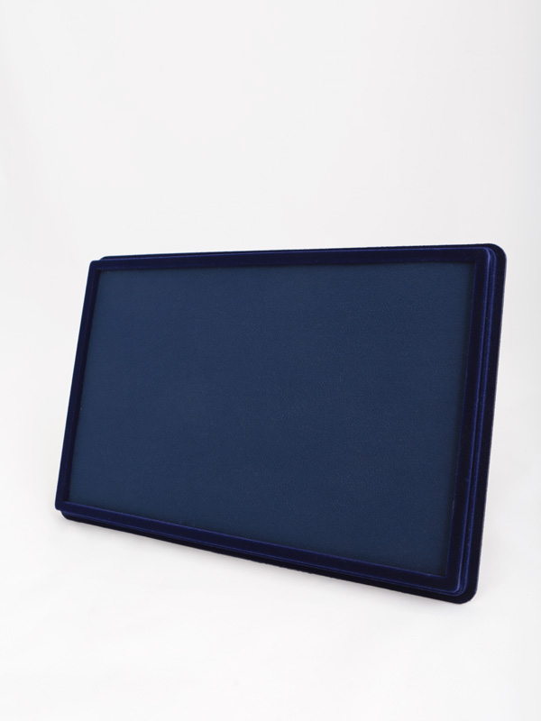  Планшет L (229х341х21 мм) на 1 ячейку (196х308х16 мм) с поролоновой вставкой, тёмно-синий