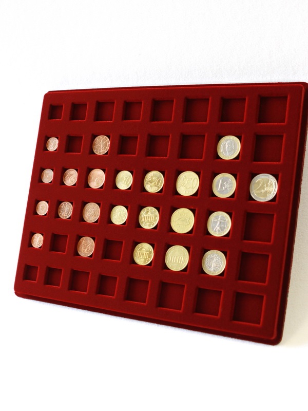Планшет S (234х296х12 мм) для наборов разменных монет Евро (Euro). Вид 3 Планшет S (234х296х12 мм) для наборов разменных монет Евро (Euro). Вид 3
