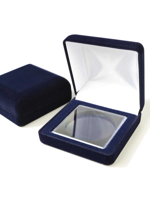 Футляр (92х92х40 мм) для монеты в капсуле Quadrum XL (67,25х67,25х7,5 мм)