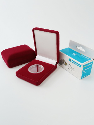 Футляр (61х79х32 мм) для монеты, медали диаметром 29 мм или 30 мм в капсуле Leuchtturm (диаметр ячейки 35 мм) Футляр (61х79х32 мм) для монеты, медали диаметром 29 мм или 30 мм в капсуле Leuchtturm (диаметр ячейки 35 мм)