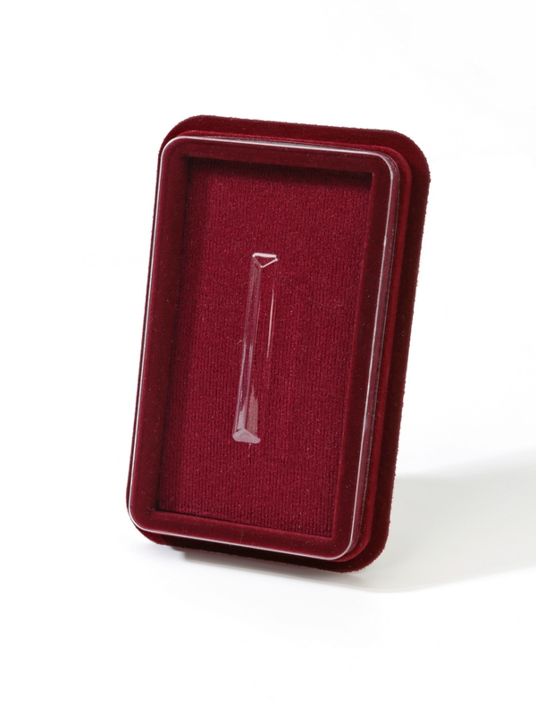  Сувенирная упаковка (86х136х22 мм) с поролоновой вставкой под универсальную медаль (59х111х16 мм), тёмно-синий