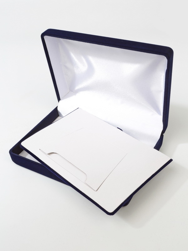 Футляр (142х102х42 мм) под колье, светло-бордовый