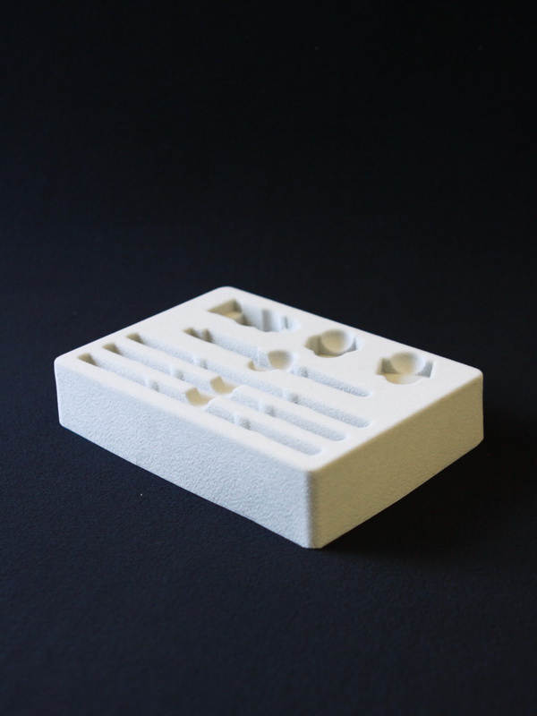 Флокированный ложемент для набора канцелярских принадлежностей