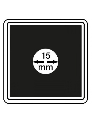 Капсулы Carree для монет 15 мм (в упаковке 4 шт). Lindner, 2240015 Капсулы Carree для монет 15 мм (в упаковке 4 шт). Lindner, 2240015