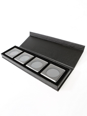 Футляр Airbox (243х74х20 мм) для 4 монет в капсулах Quadrum (50х50х6 мм). Leuchtturm, 347318 Футляр Airbox (243х74х20 мм) для 4 монет в капсулах Quadrum (50х50х6 мм). Leuchtturm, 347318
