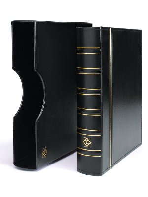 Альбом GRANDE-Classic (без листов) + шубер (защитная кассета). Чёрный. Leuchtturm, 330249