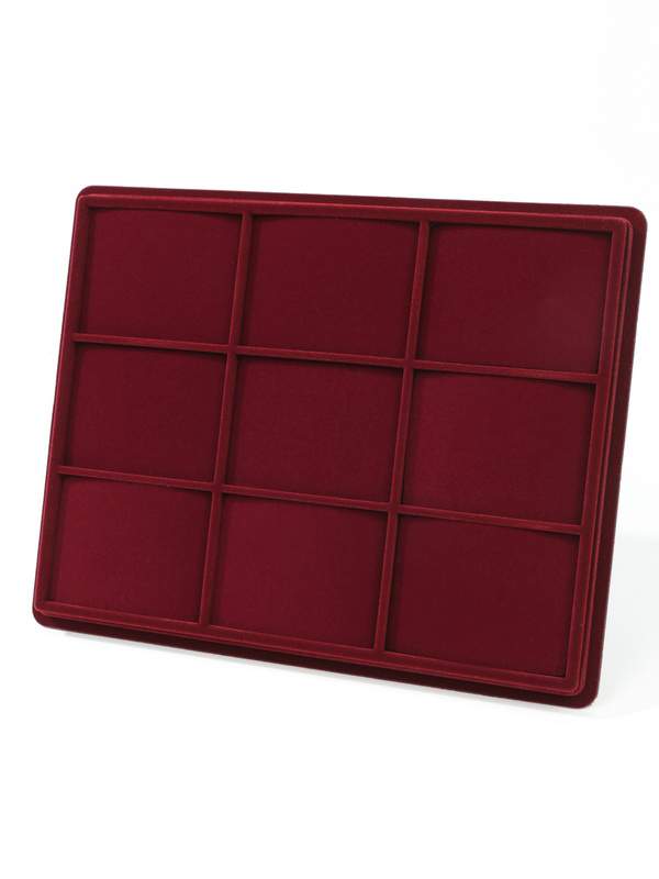 Планшет S (243х304х21 мм) на 9 ячеек (68х89х16 мм) (с поролоновой вставкой)