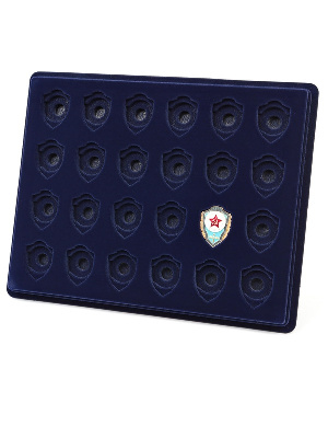 Планшет S (243х304х21 мм) для 24 знаков «Отличник Советской Армии»