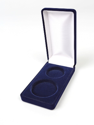 Футляр (62х116х26 мм) для монет 50 cents и 1$ из серии Australian Lunar Series II (1/2 и 1 oz silver proof)